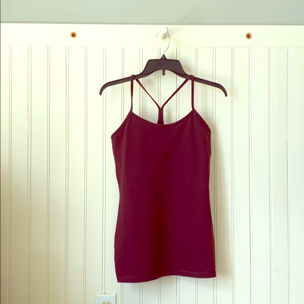 Like new Lululemon racerback athletic top Size 8